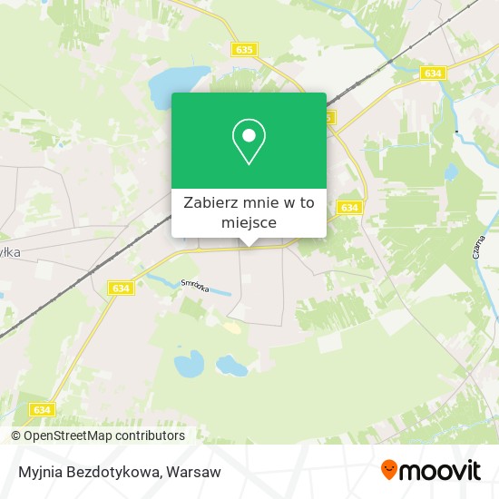 Mapa Myjnia Bezdotykowa