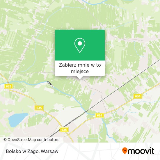 Mapa Boisko w Zago