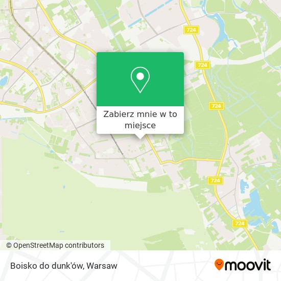 Mapa Boisko do dunk'ów