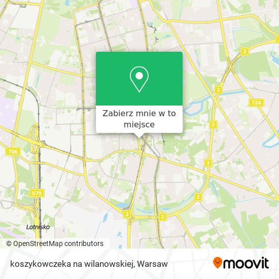 Mapa koszykowczeka na wilanowskiej