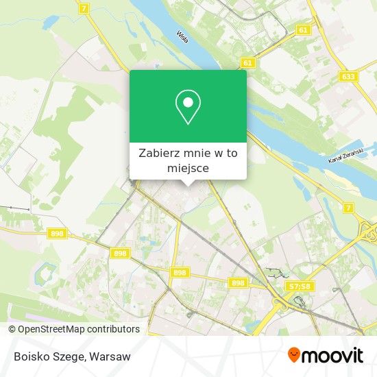 Mapa Boisko Szege