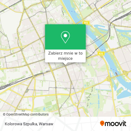 Mapa Kolorowa Szpulka