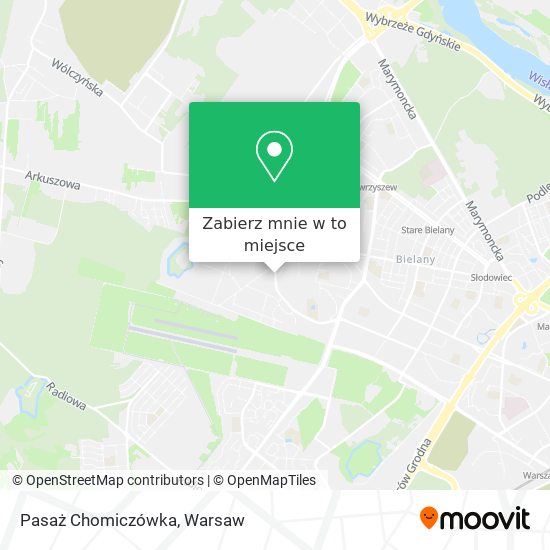 Mapa Pasaż Chomiczówka