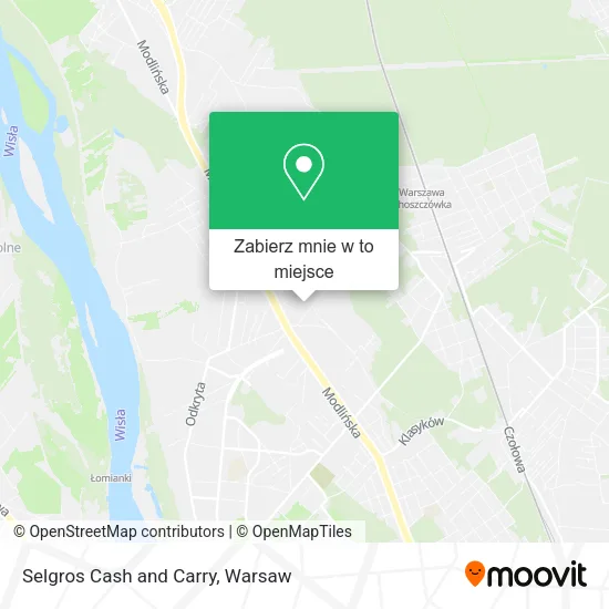 Mapa Selgros Cash and Carry