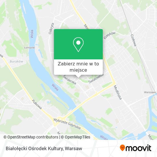 Mapa Białołęcki Ośrodek Kultury