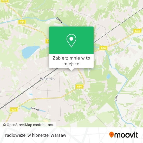 Mapa radiowezel w hibnerze