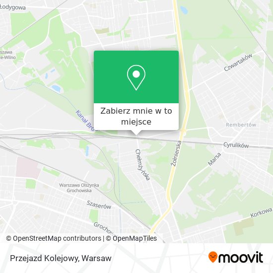 Mapa Przejazd Kolejowy