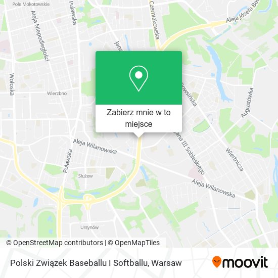 Mapa Polski Związek Baseballu I Softballu