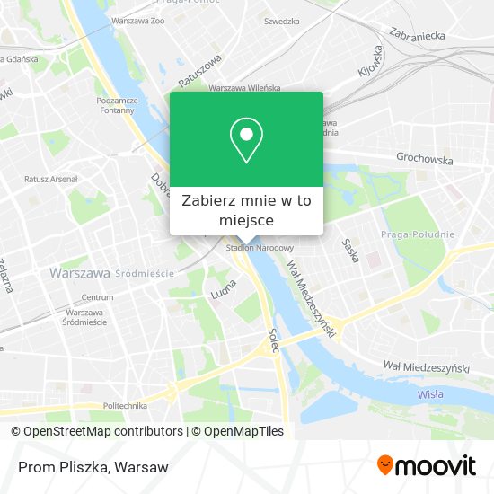 Mapa Prom Pliszka