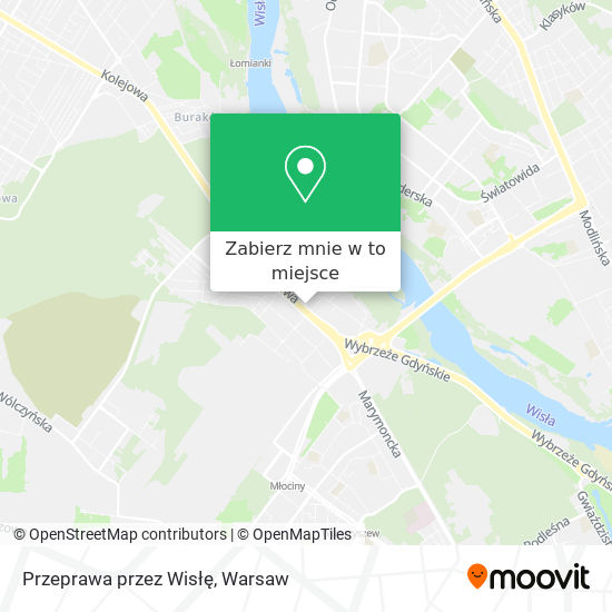 Mapa Przeprawa przez Wisłę