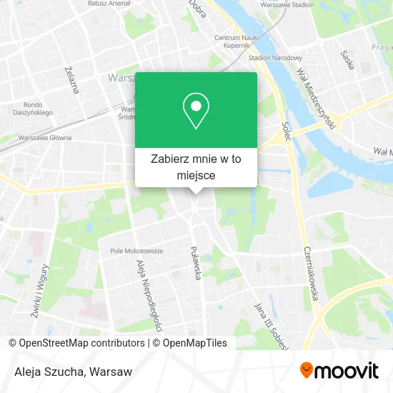 Mapa Aleja Szucha