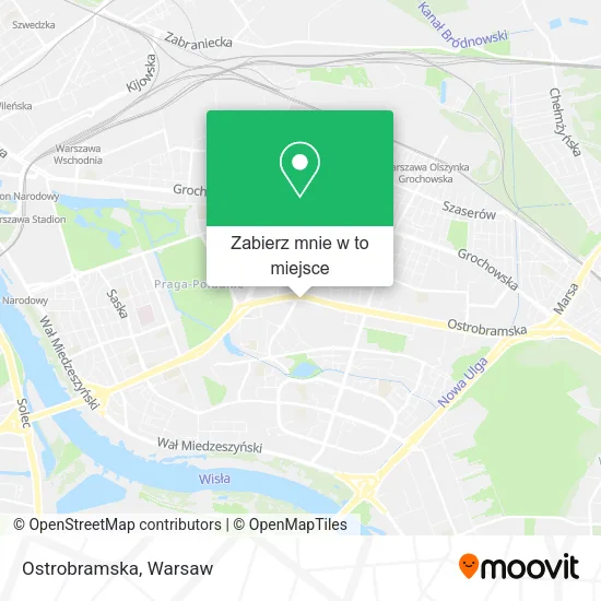 Mapa Ostrobramska