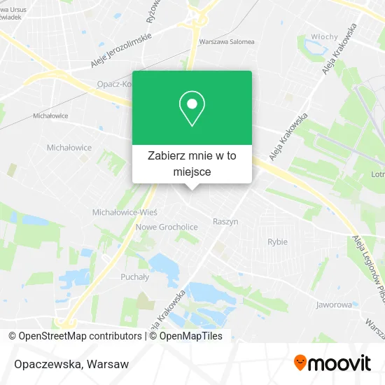 Mapa Opaczewska