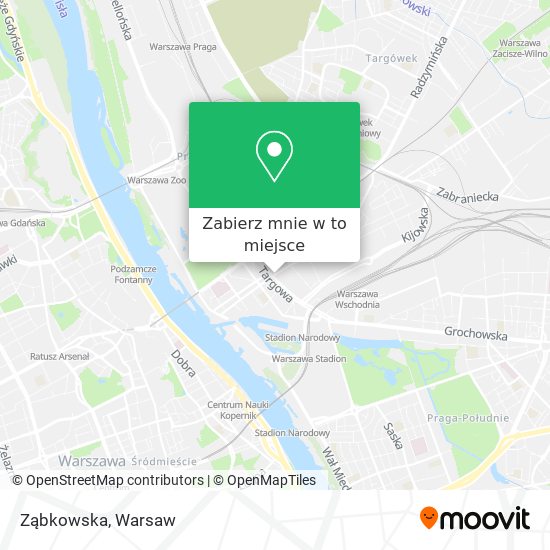 Mapa Ząbkowska