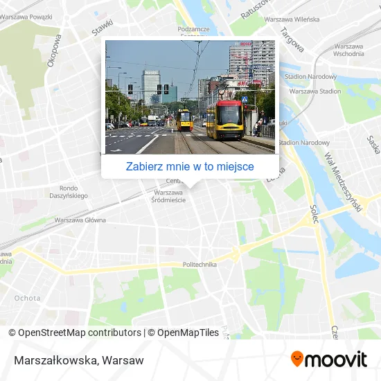 Mapa Marszałkowska