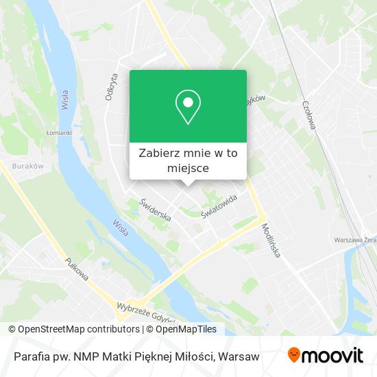 Mapa Parafia pw. NMP Matki Pięknej Miłości