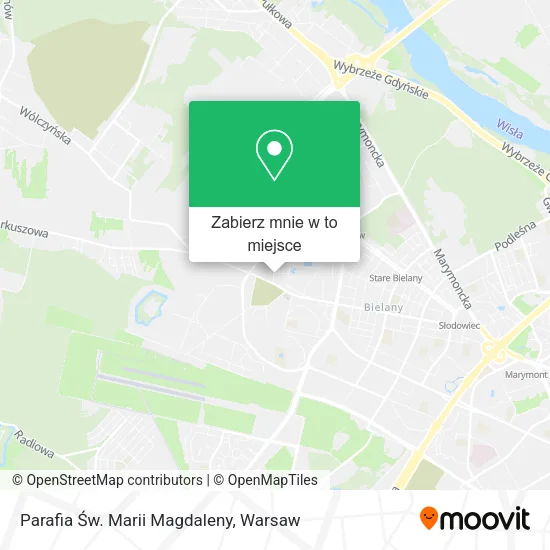 Mapa Parafia Św. Marii Magdaleny