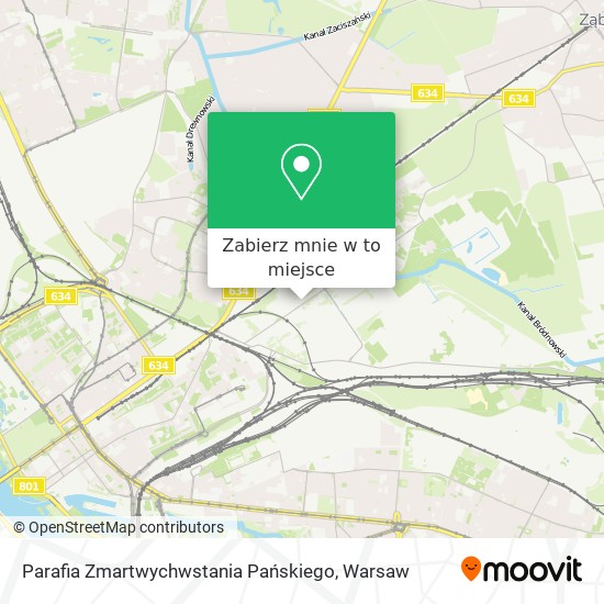 Mapa Parafia Zmartwychwstania Pańskiego