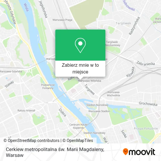 Mapa Cerkiew metropolitalna św. Marii Magdaleny
