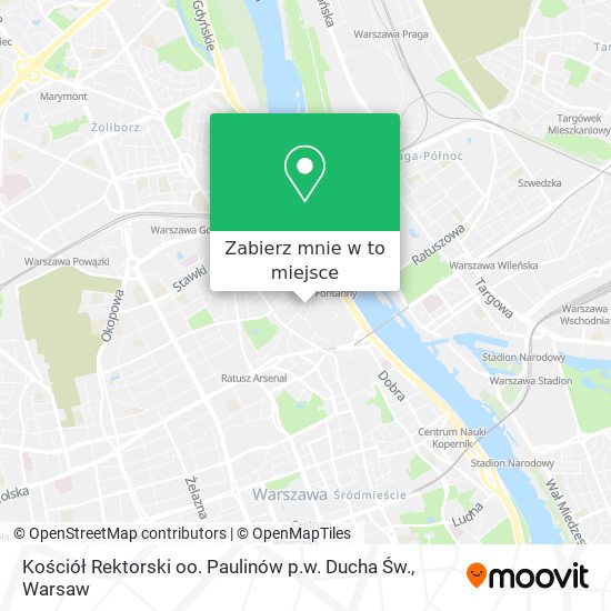 Mapa Kościół Rektorski oo. Paulinów p.w. Ducha Św.