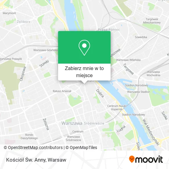 Mapa Kościół Św. Anny