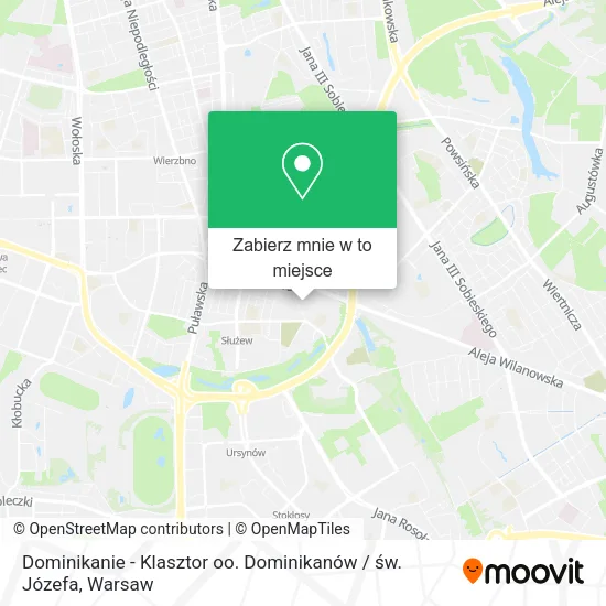 Mapa Dominikanie - Klasztor oo. Dominikanów / św. Józefa