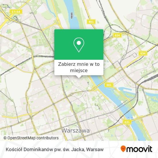 Mapa Kościół Dominikanów pw. św. Jacka