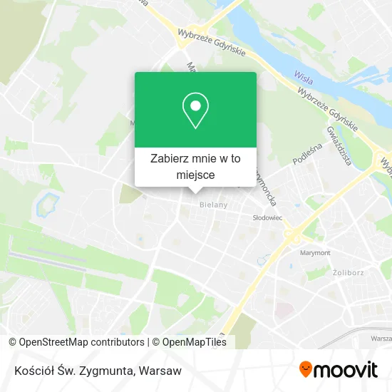 Mapa Kościół Św. Zygmunta