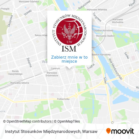 Mapa Instytut Stosunków Międzynarodowych