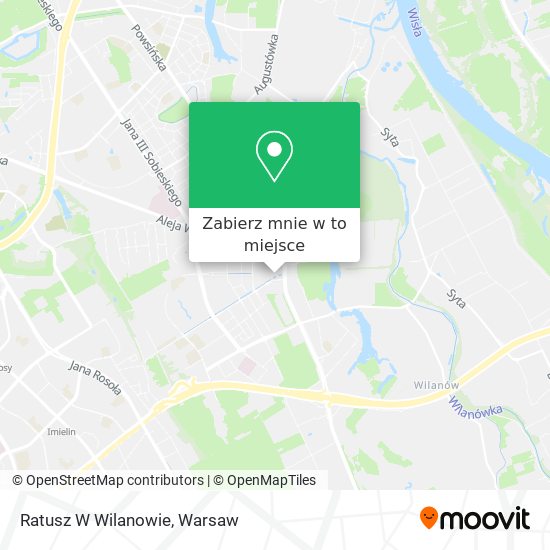 Mapa Ratusz W Wilanowie