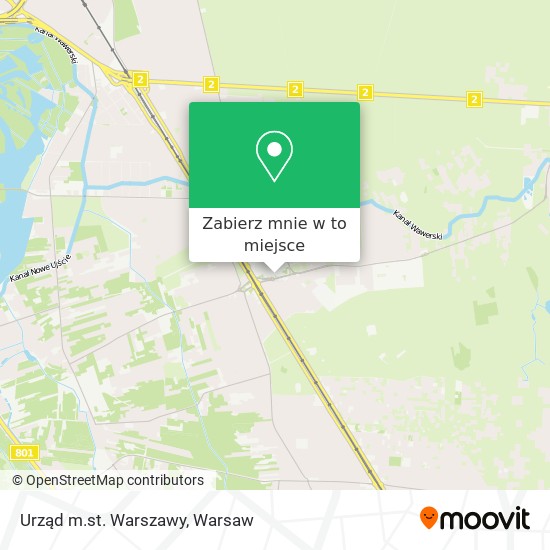 Mapa Urząd m.st. Warszawy