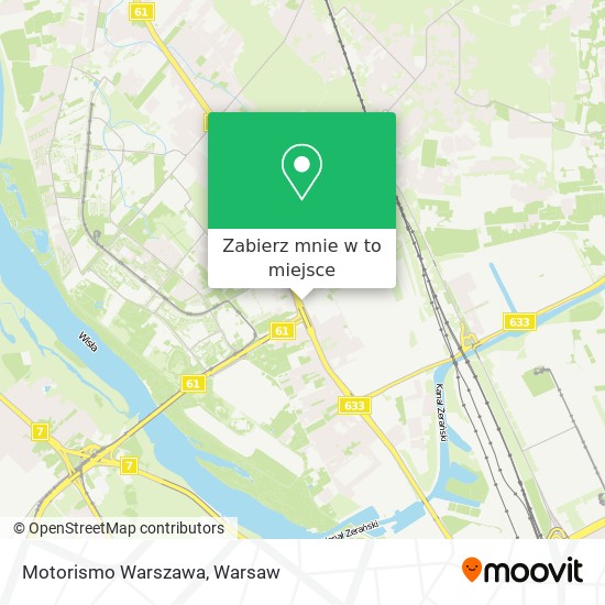 Mapa Motorismo Warszawa