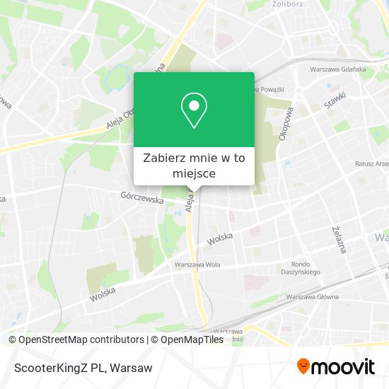 Mapa ScooterKingZ PL