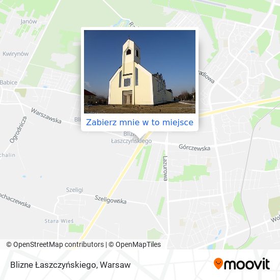 Mapa Blizne Łaszczyńskiego