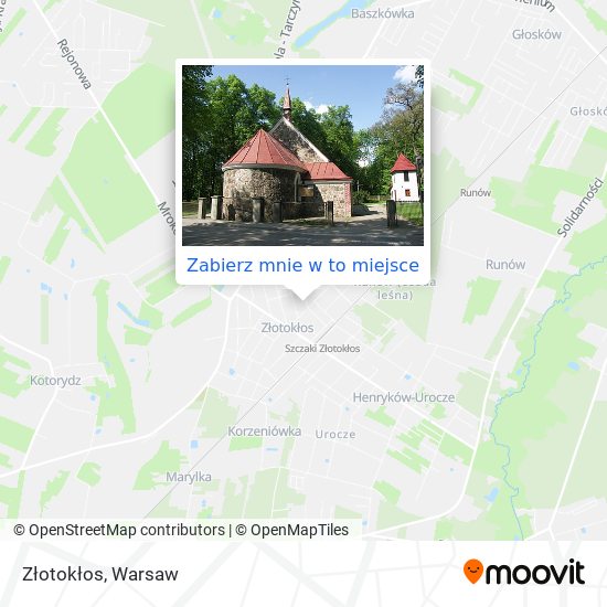 Mapa Złotokłos