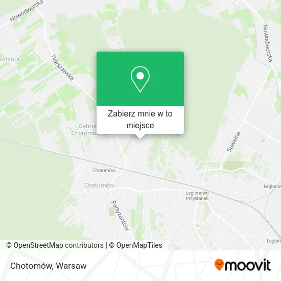 Mapa Chotomów