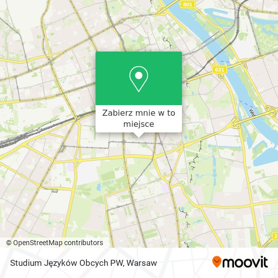 Mapa Studium Języków Obcych PW