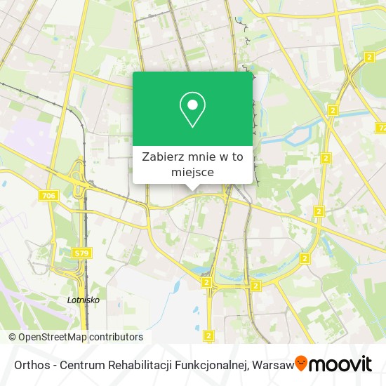 Mapa Orthos - Centrum Rehabilitacji Funkcjonalnej