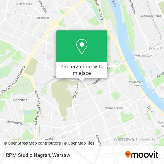 Mapa RPM Studio Nagrań