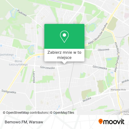 Mapa Bemowo.FM