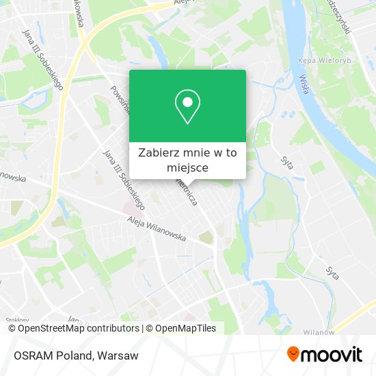 Mapa OSRAM Poland