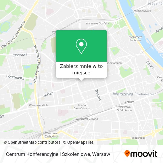 Mapa Centrum Konferencyjne i Szkoleniowe