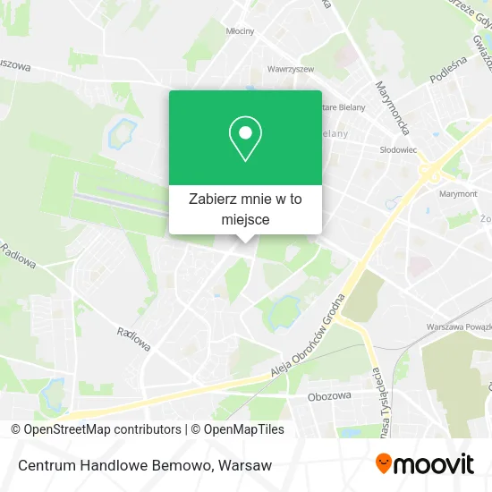 Mapa Centrum Handlowe Bemowo