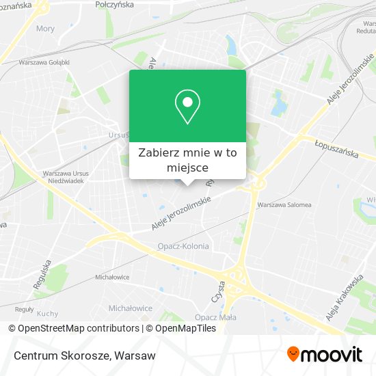 Mapa Centrum Skorosze