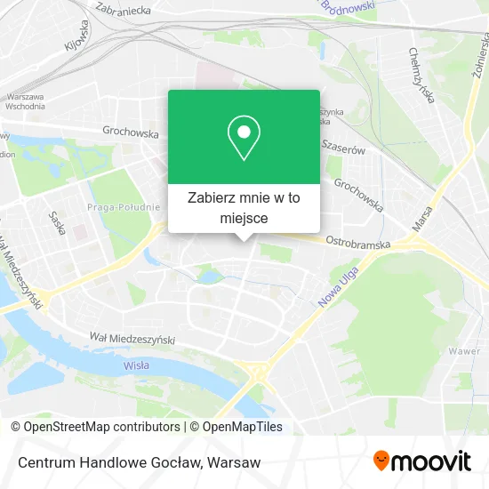Mapa Centrum Handlowe Gocław