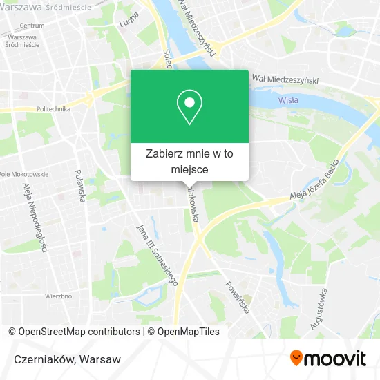 Mapa Czerniaków