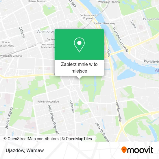 Mapa Ujazdów