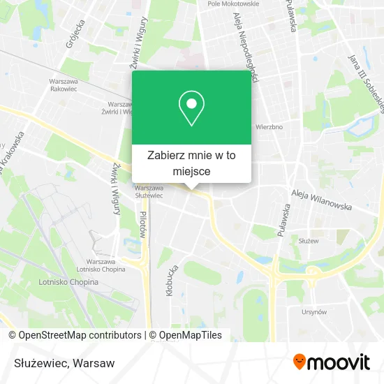 Mapa Służewiec