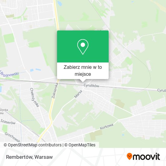 Mapa Rembertów