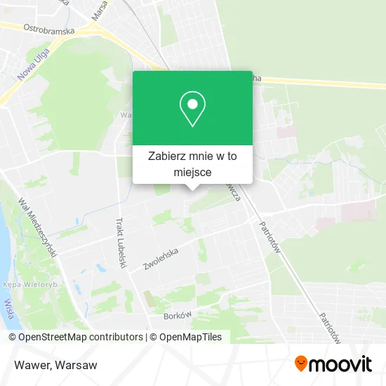 Mapa Wawer